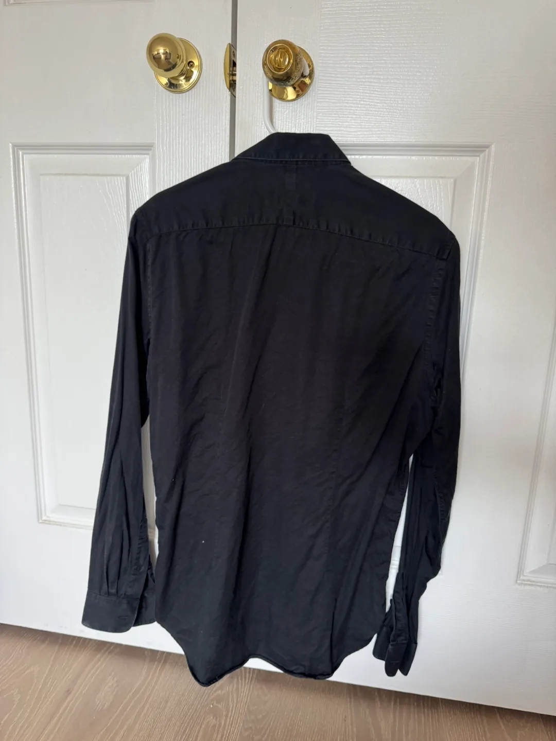 Zara Black button-up shirt M image indicator(2)