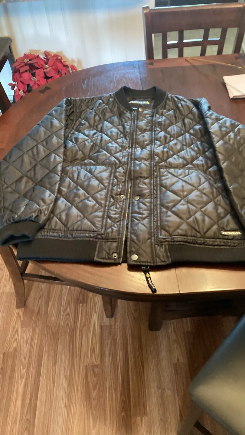 Terra Black Quilted Jacket thumbnail