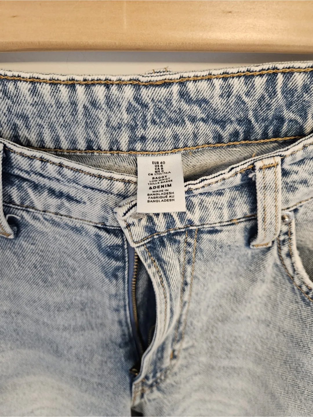 Light Wash Denim Jeans image indicator(2)