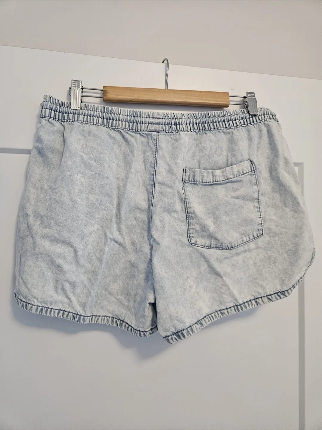 Light Wash Denim Shorts image indicator(3)