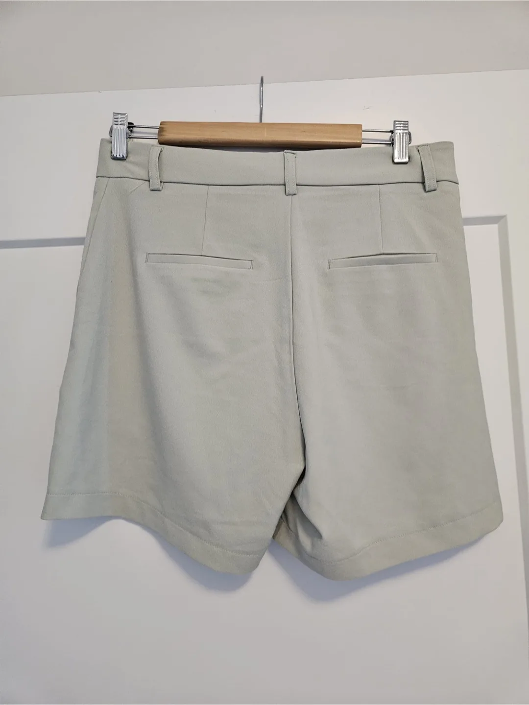 Light Green Pleated Shorts image indicator(2)