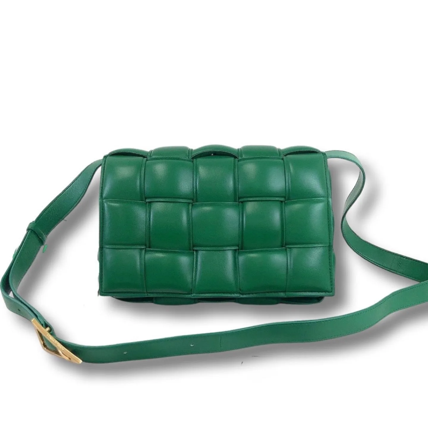 Green Woven Shoulder Bag thumbnail
