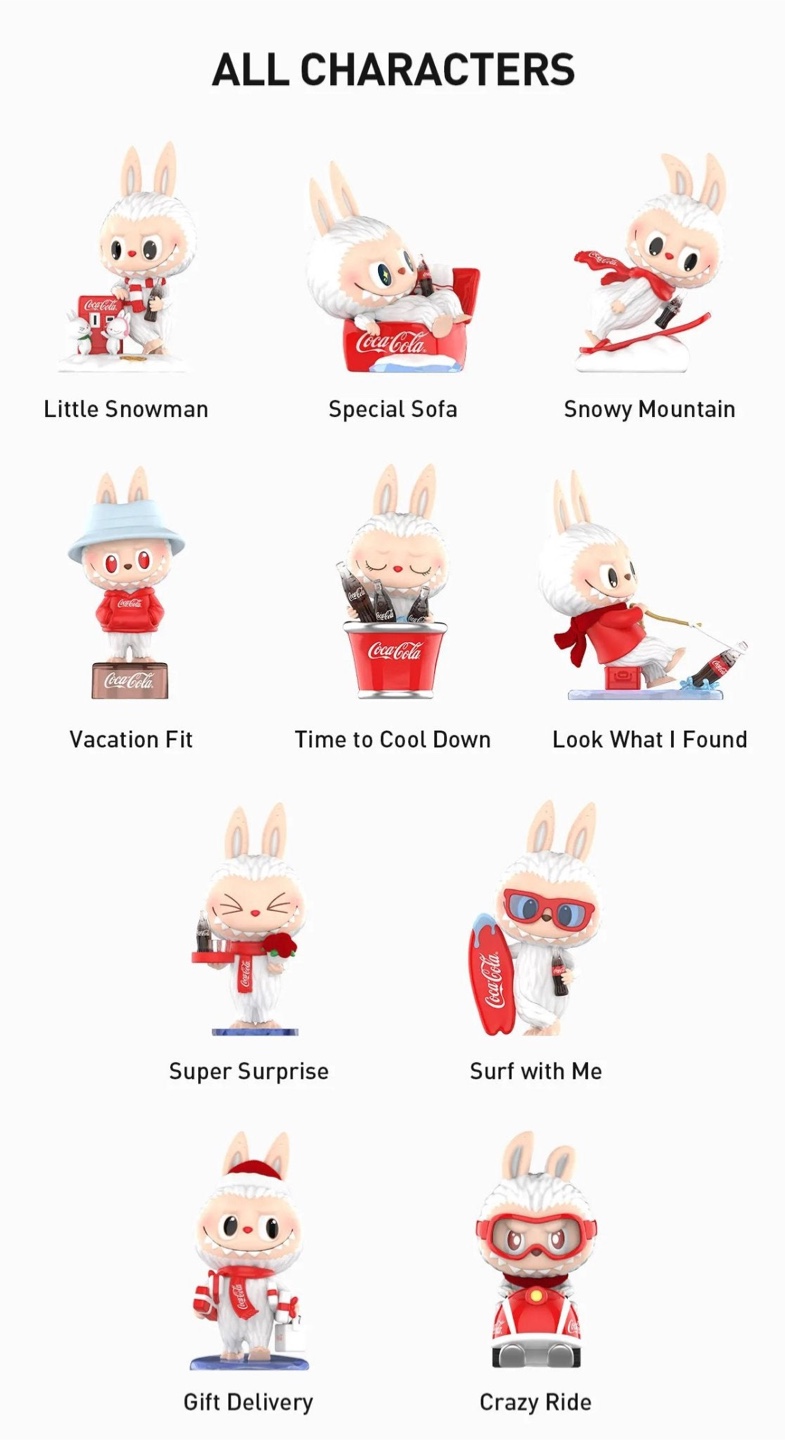 Labubu The Monsters Coca-Cola Blind Box - Sealed Box 10 pc - photo 5
