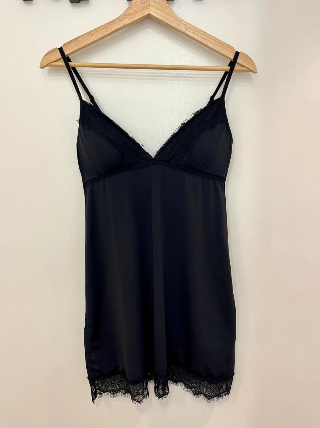 Black Slip Dress/night dress thumbnail