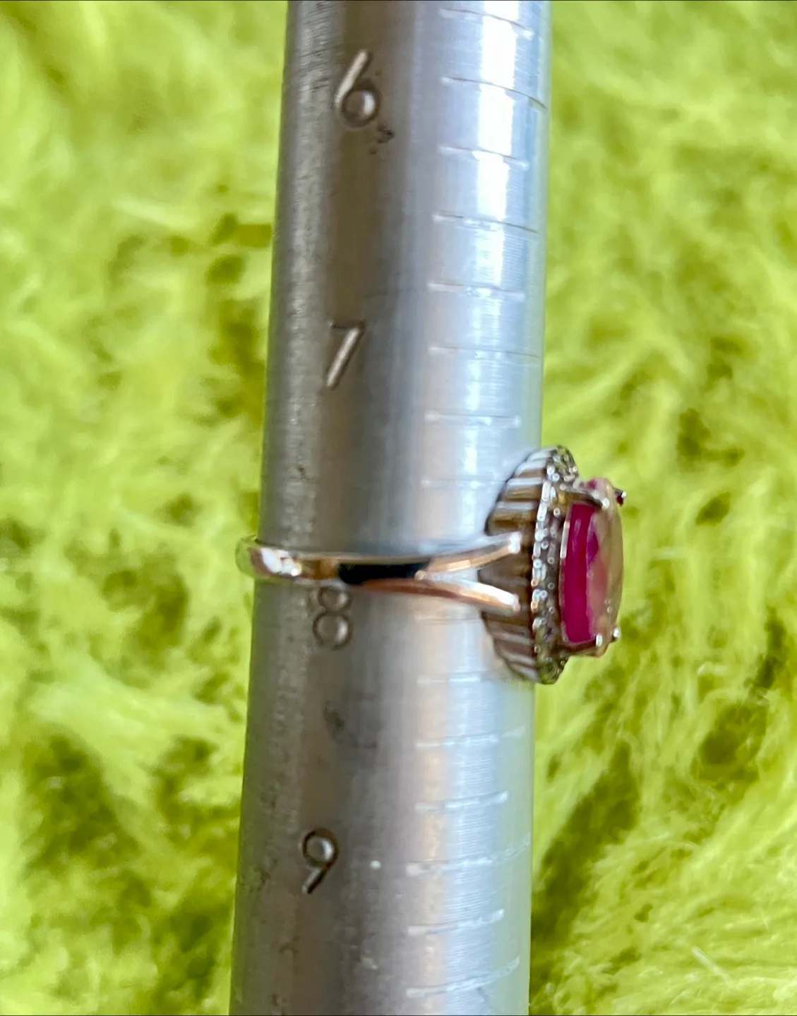 Ruby and Yellow Sapphire Ring and Earrings Jewelry image indicator(6)