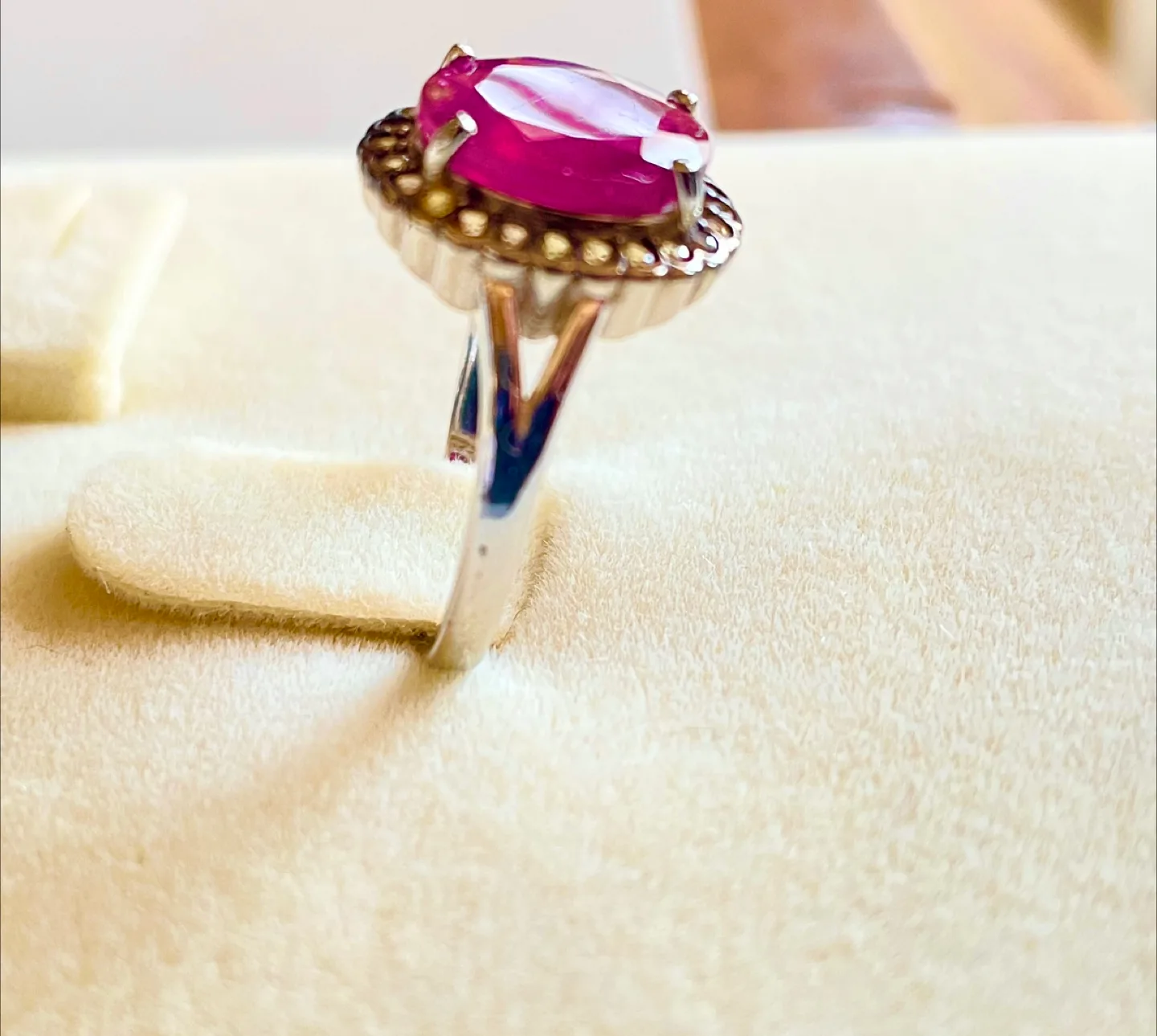 Ruby and Yellow Sapphire Ring and Earrings Jewelry image indicator(2)