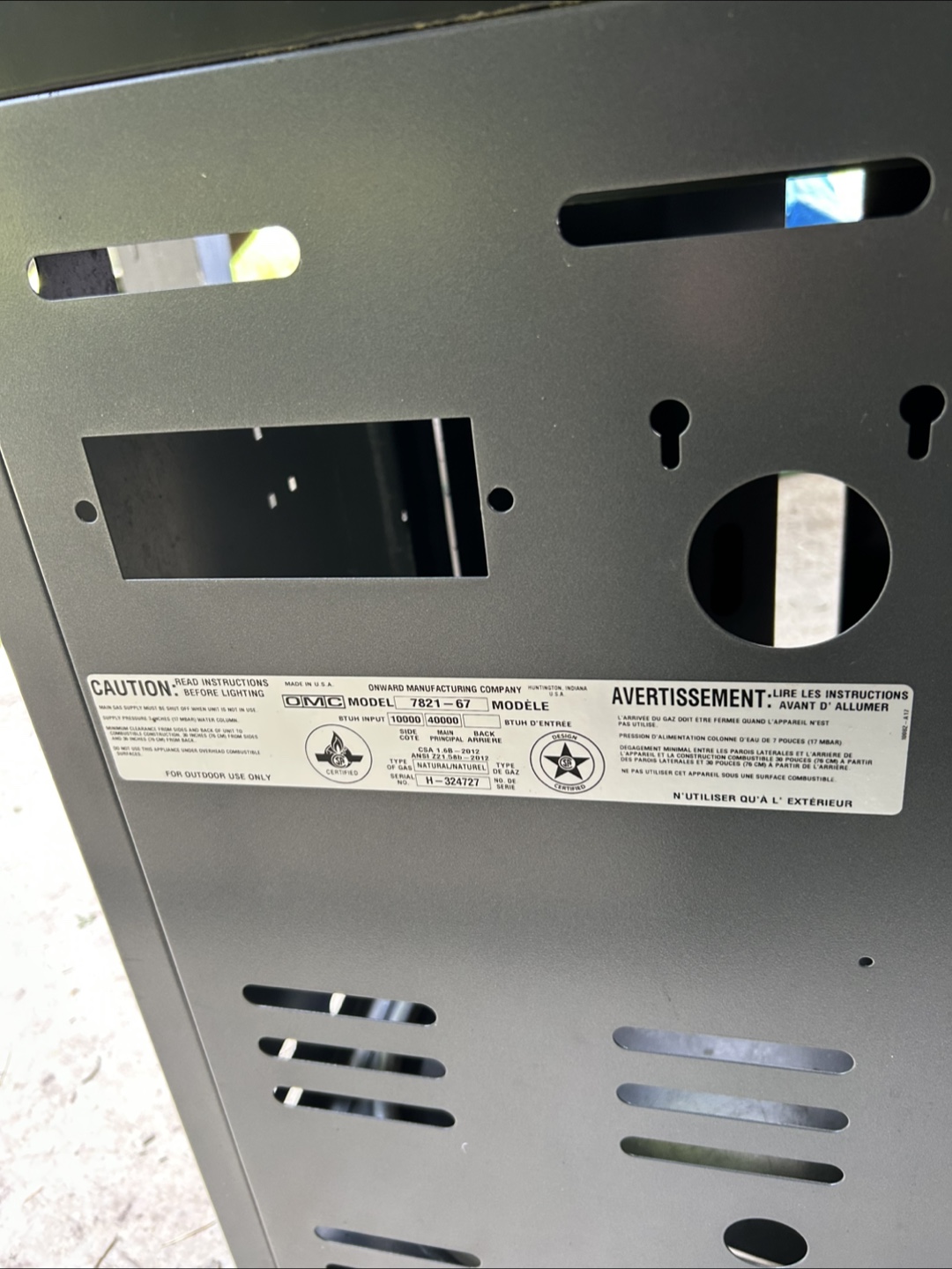 Broil Mate BBQ Grill Natural Gas - photo 5