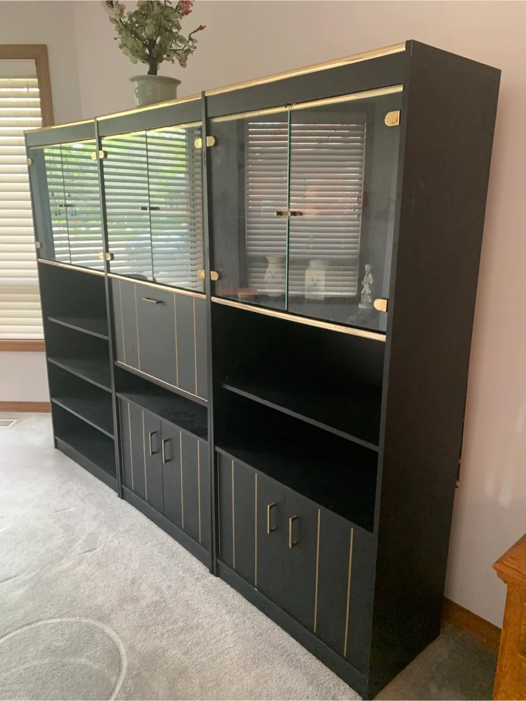 Black & Gold Entertainment Center thumbnail