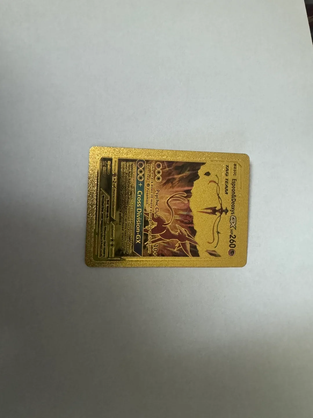Pokemon Gold Card thumbnail