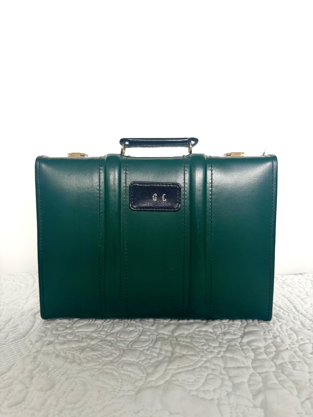 Vintage Backgammon Set in Faux Leather Case – Complete - photo 5