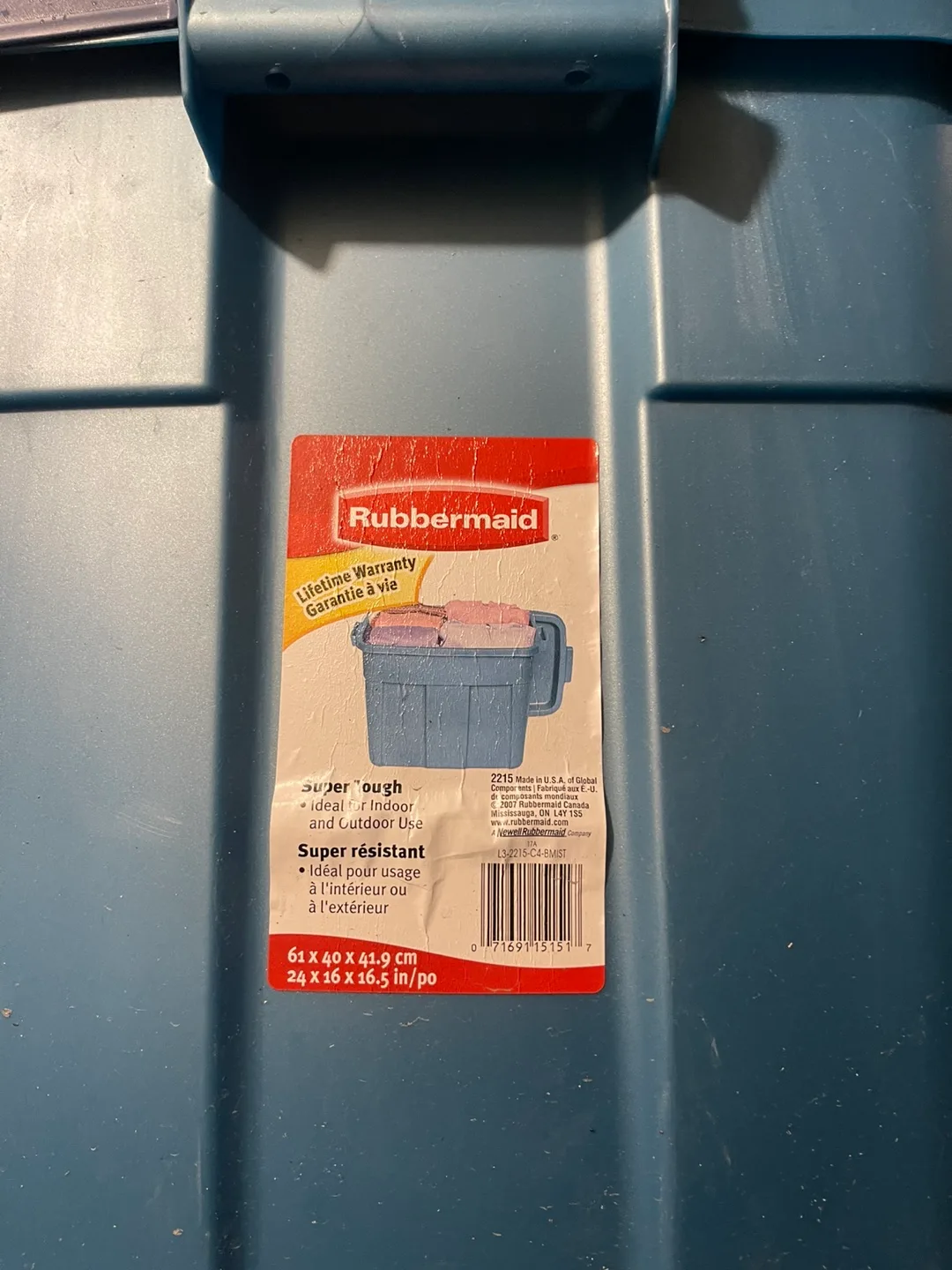 Storage Bins 3 with cover 2 has no cover image indicator(6)