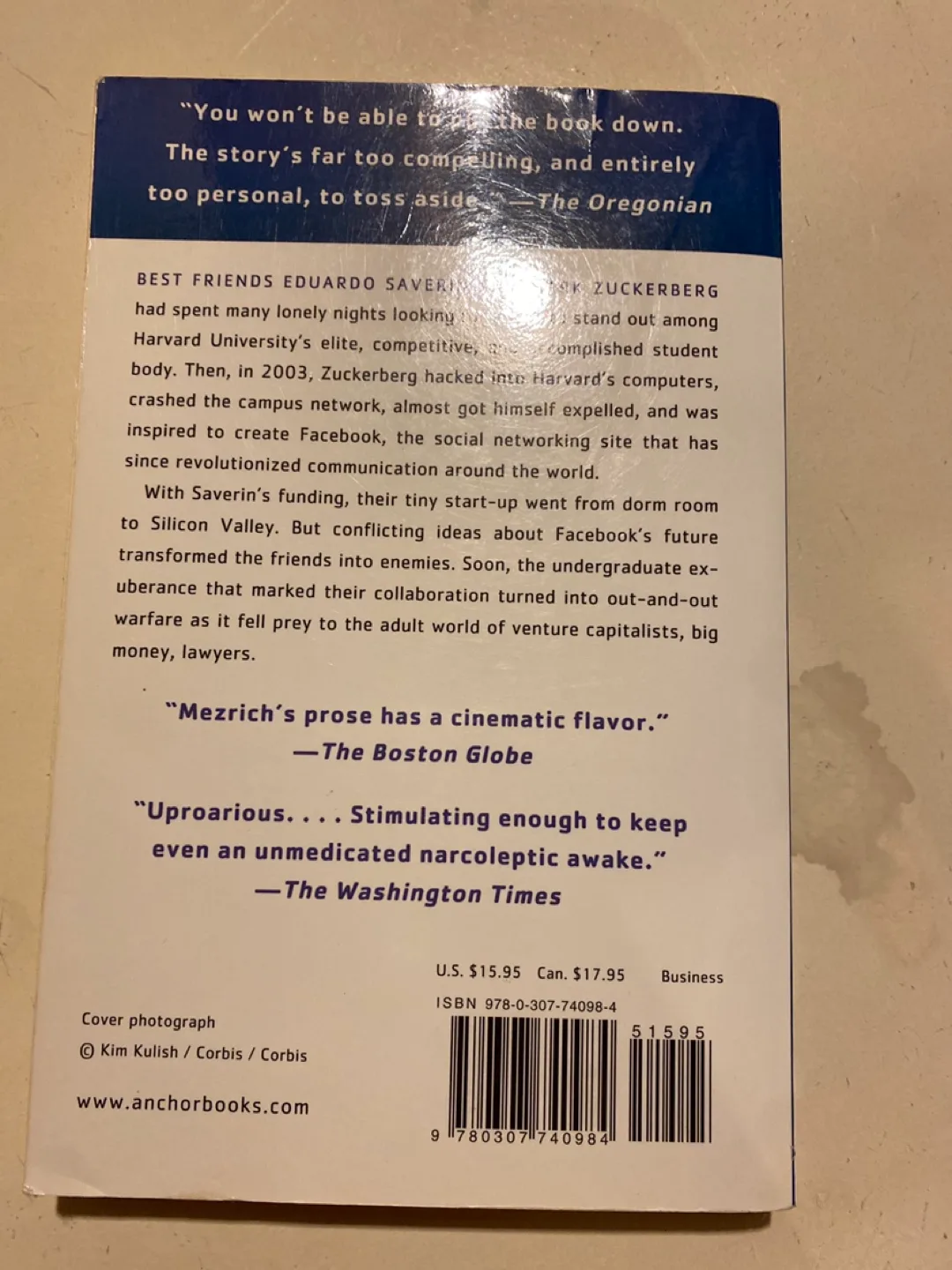 The Accidental Billionaires Book by Ben Mezrich image indicator(2)