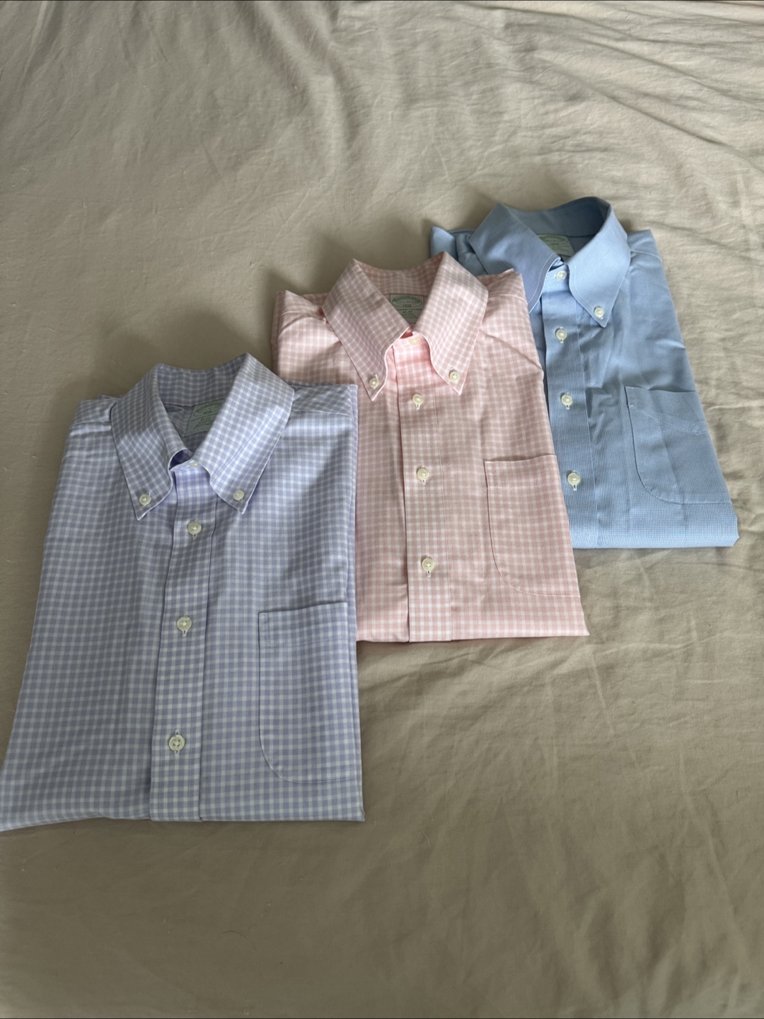 3 Brooks Brothers Dress Shirts 14.5 Slim Fit + 2 free shirts