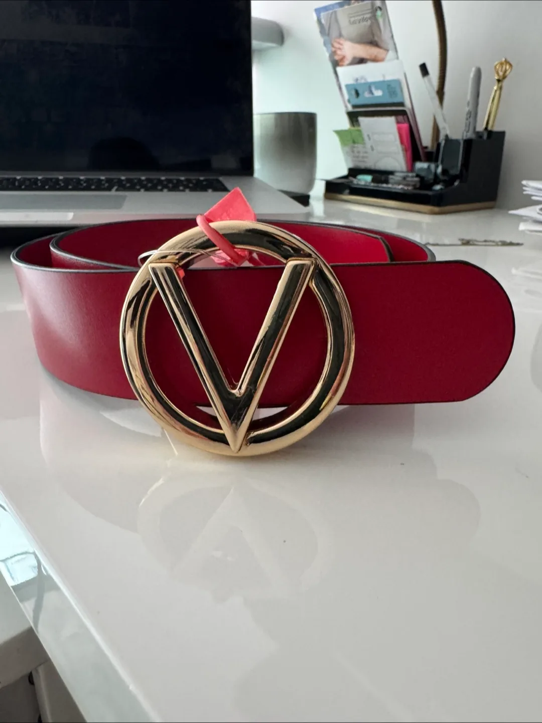 Valentino XS Red Belt thumbnail