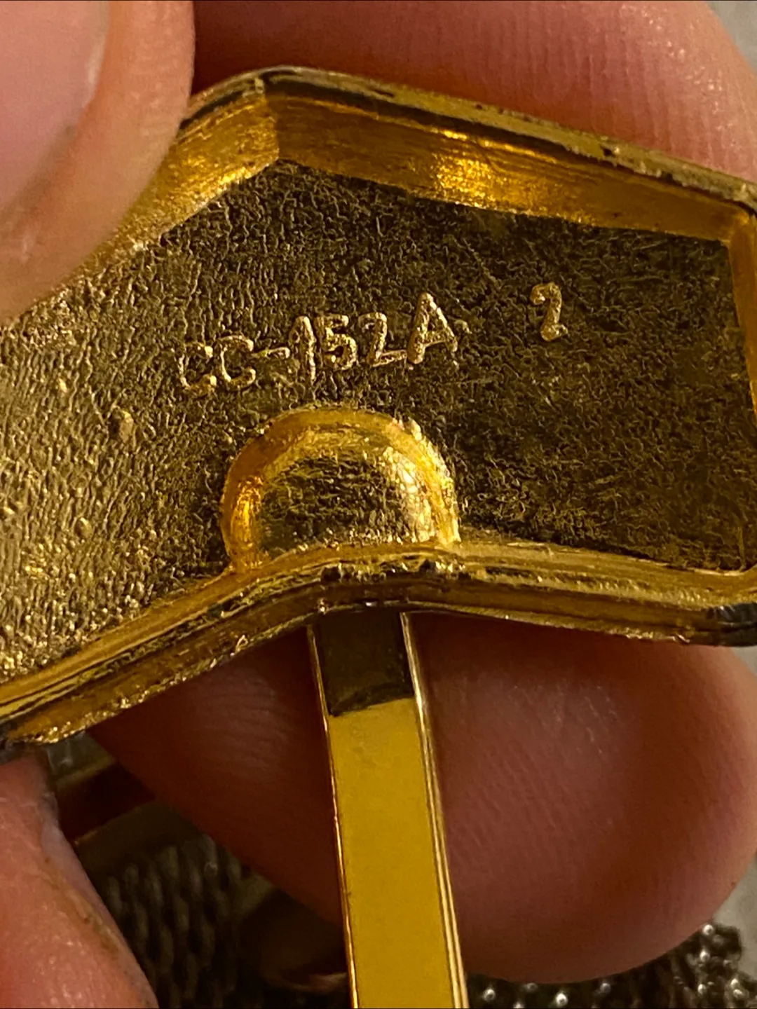 Gold mesh leopard print belt image indicator(4)