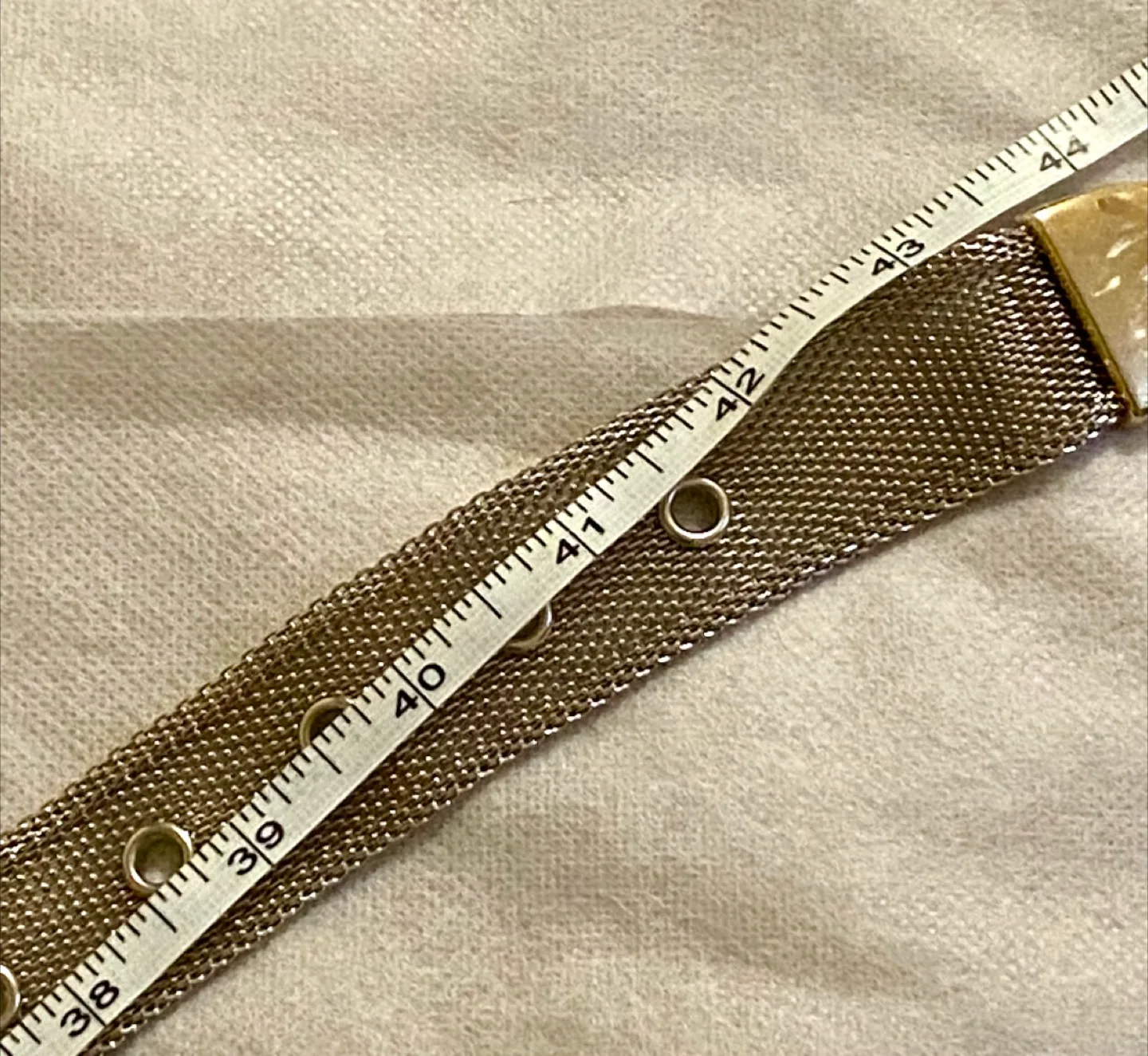 Gold mesh leopard print belt image indicator(6)