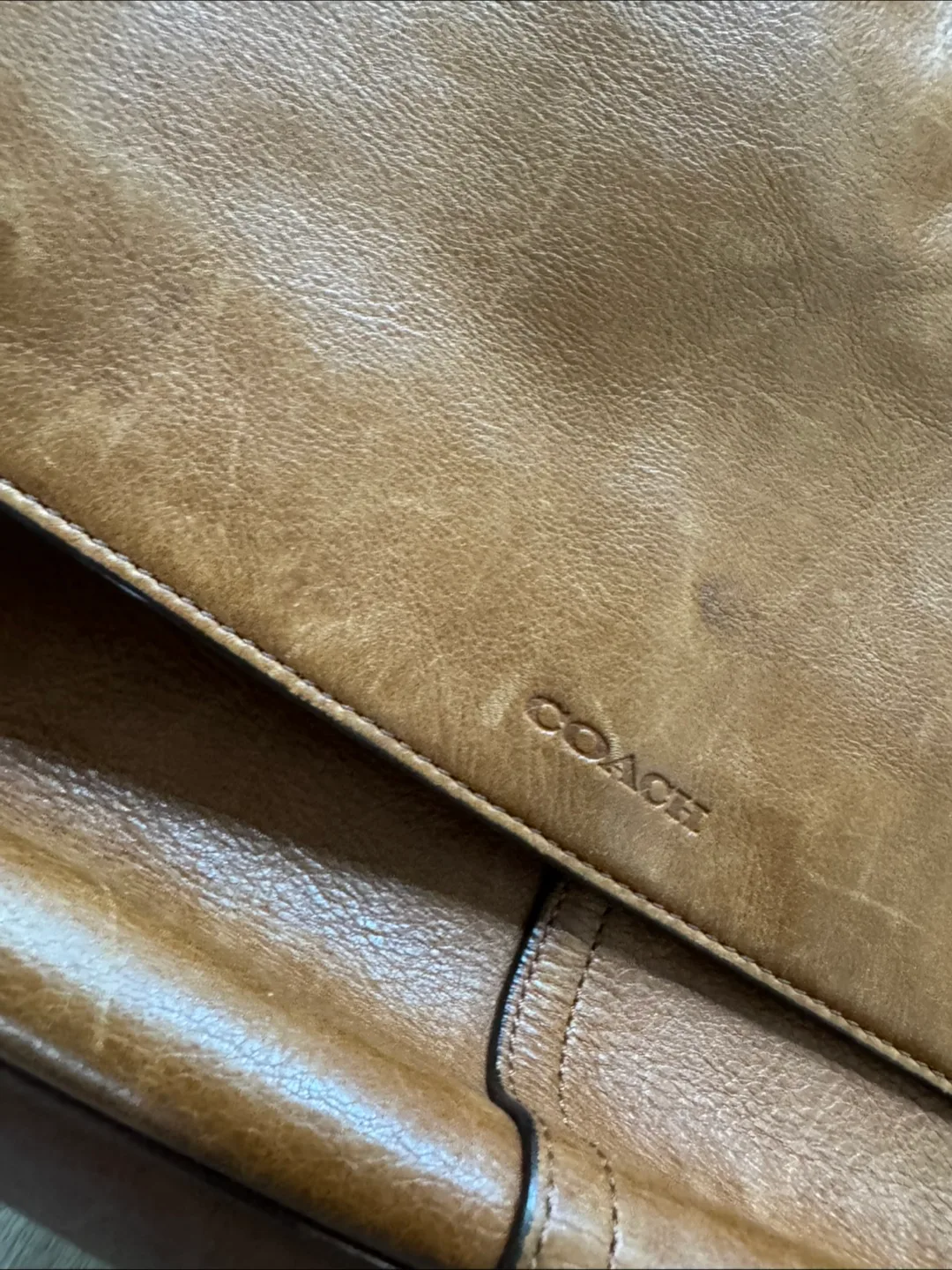 Coach Leather Messenger Bag image indicator(2)