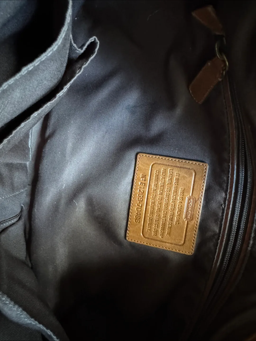 Coach Leather Messenger Bag image indicator(4)