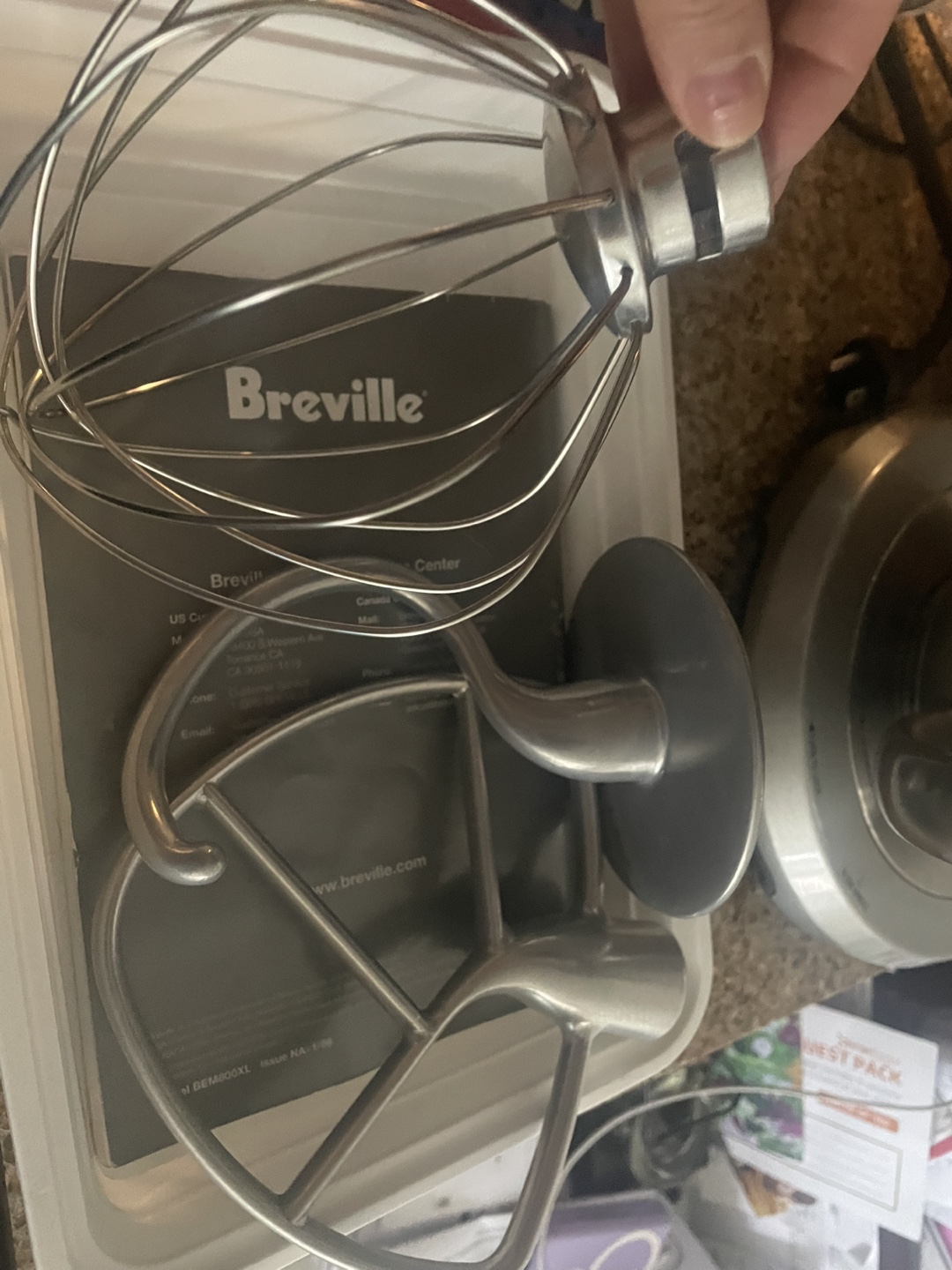 Breville Stand Mixer With Attachments - photo 2