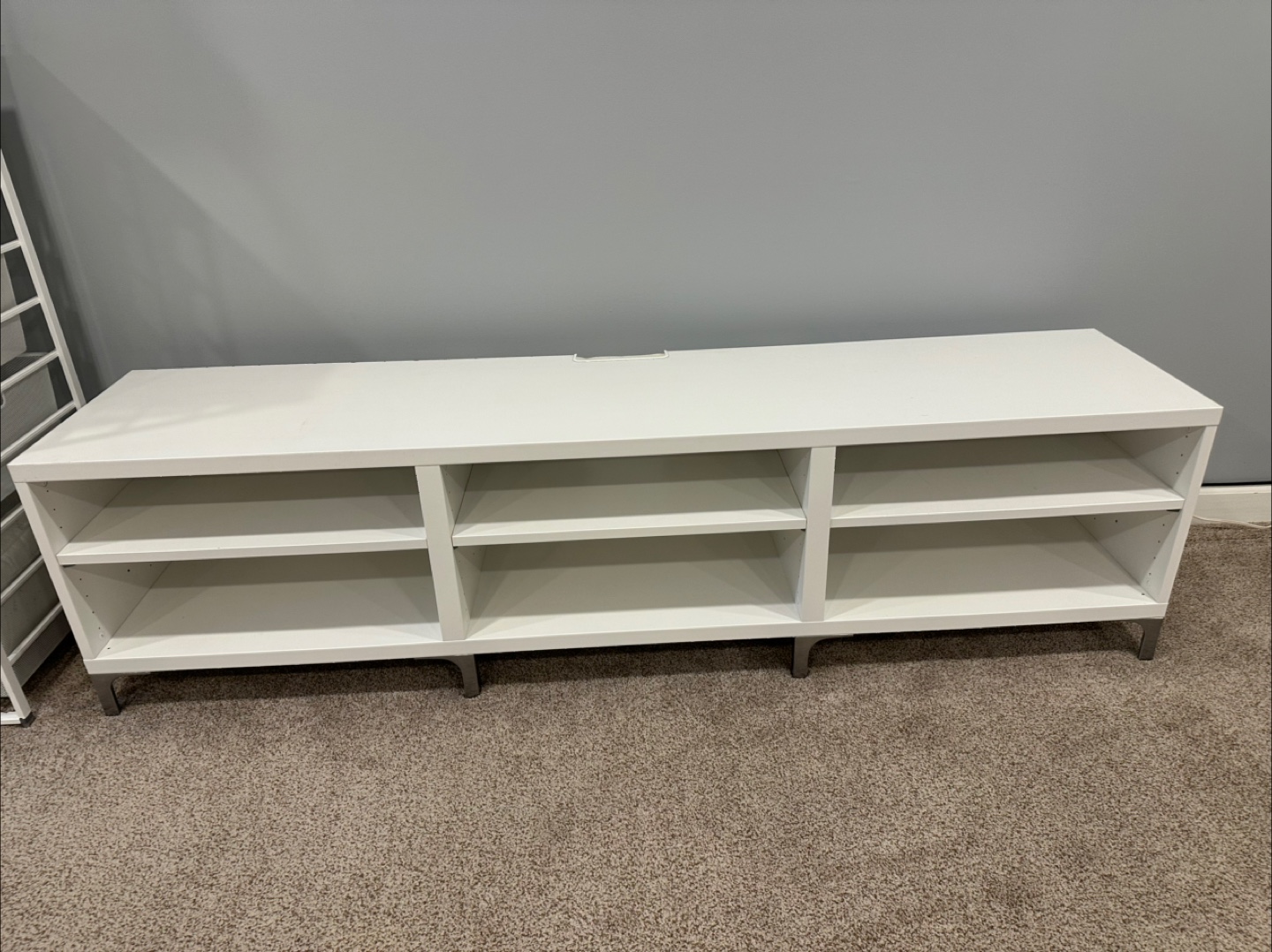 White TV Stand - photo 2