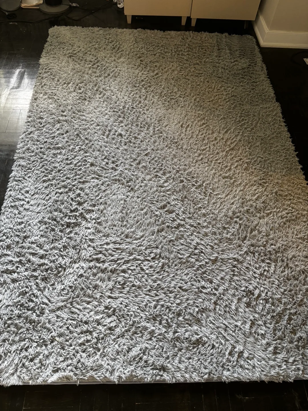 Gray Shaggy Area Rug thumbnail