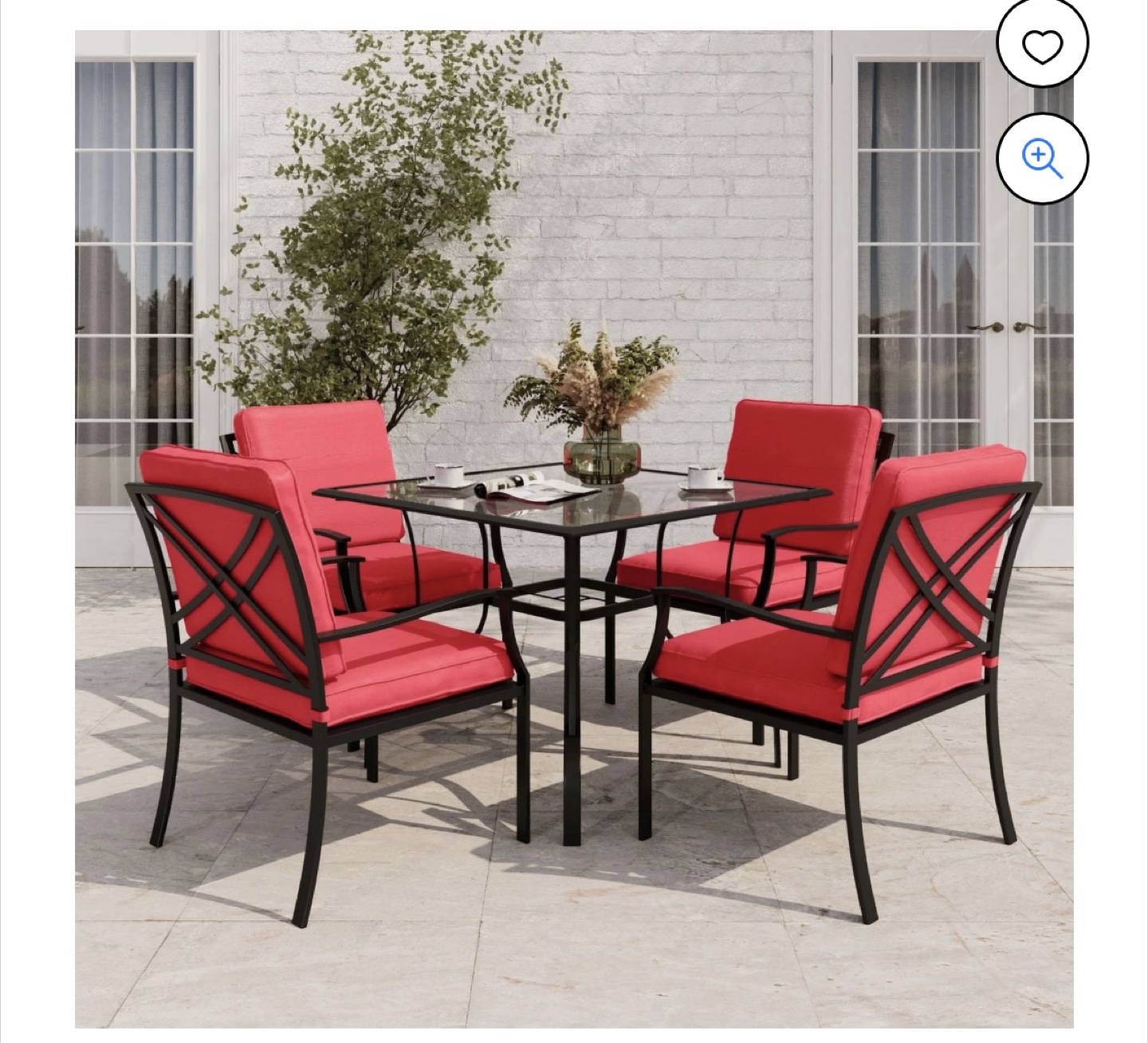 Outdoor dining set