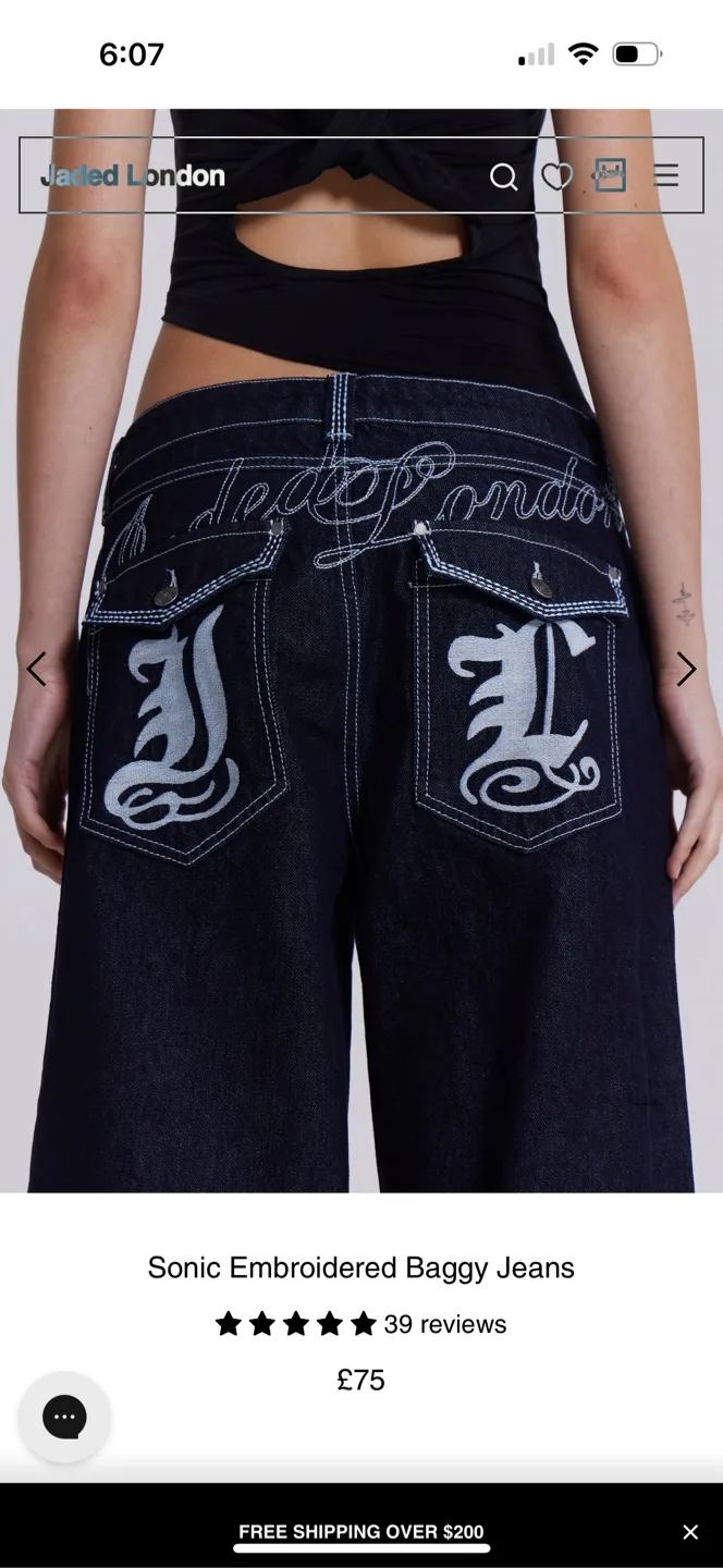 Jaded london women Baggy Jeans image indicator(5)