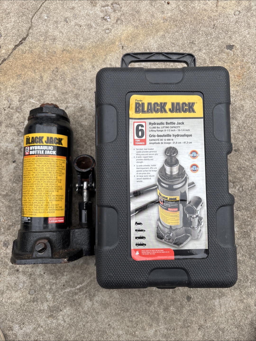 2 Black Jack Hydraulic Bottle Jack