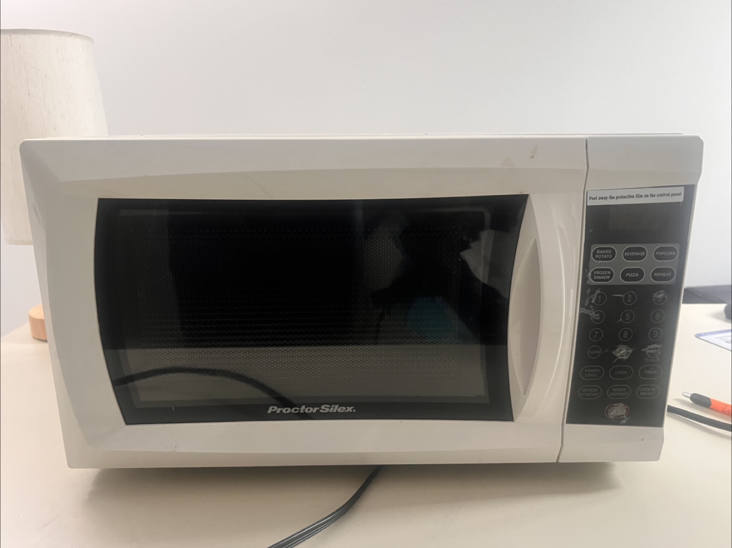 White Microwave Oven