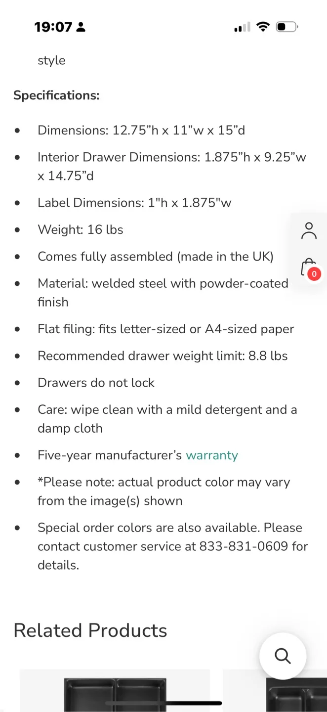 Bisley Yellow 5-Drawer File Cabinet image indicator(4)