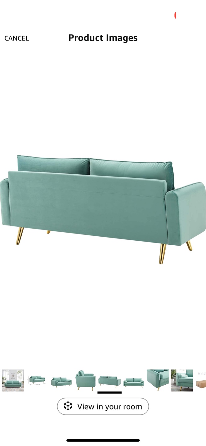 Mint Velvet Sofa with Bolster Pillows - for best offer - photo 2