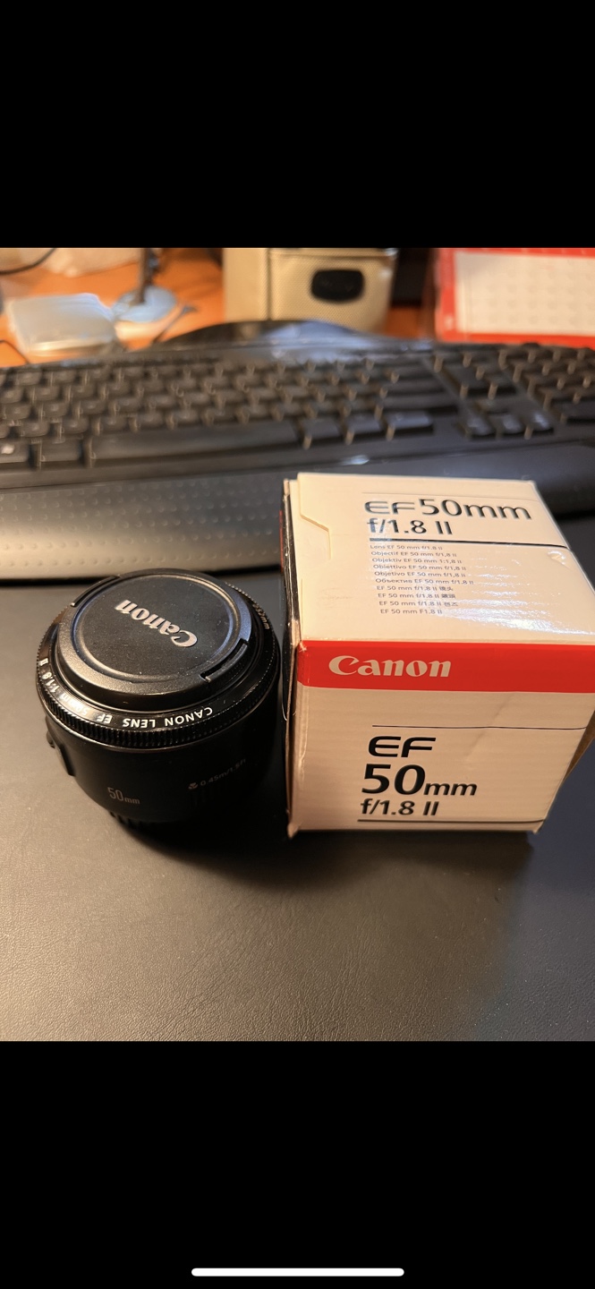 Canon EF 50mm f/1.8 II Lens