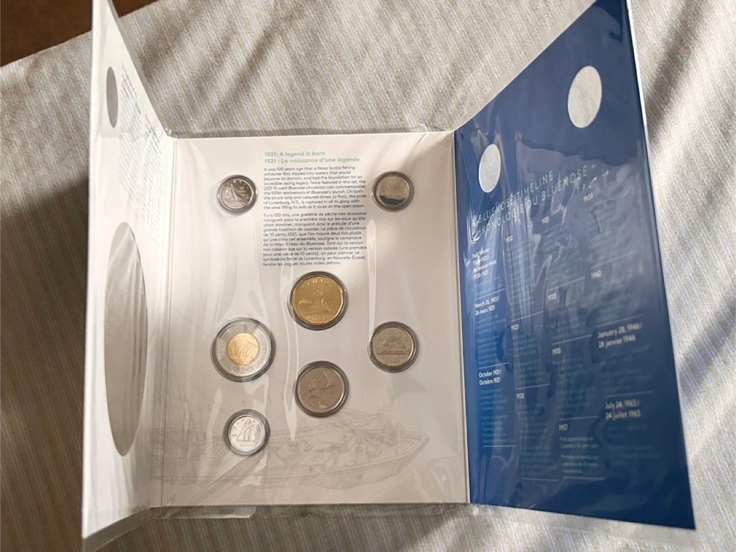 2021 Royal Canadian Mint 100th Anniversary of Bluenose Collector image indicator(3)