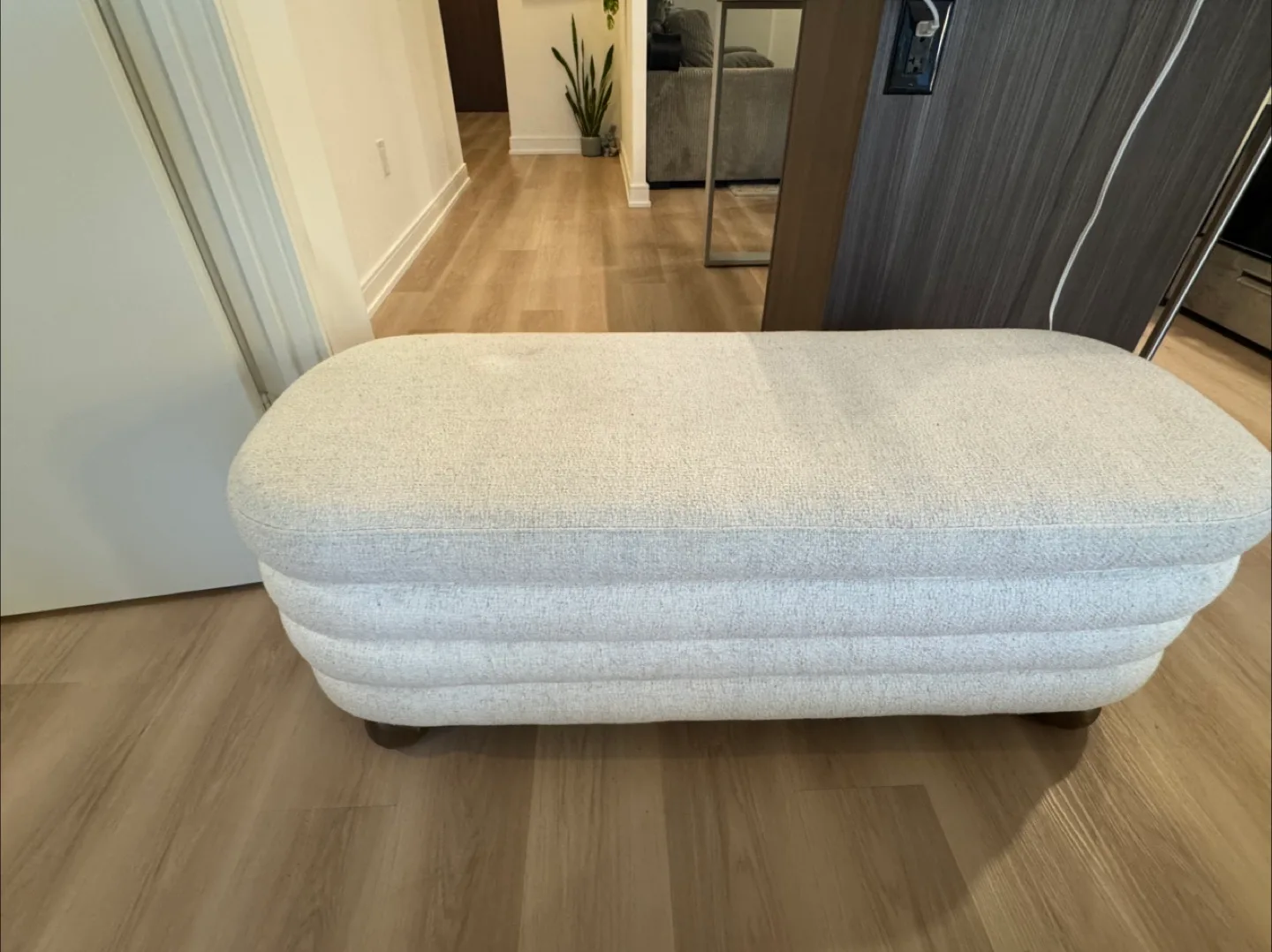 Upholstered Ottoman with Storage thumbnail