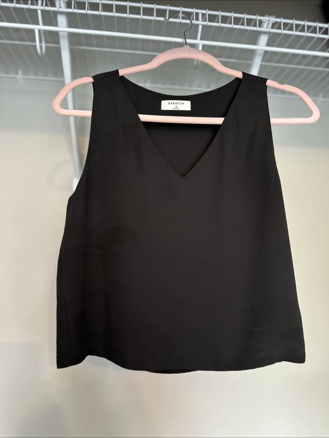 Babaton Black Murphy Blouse Size XS thumbnail