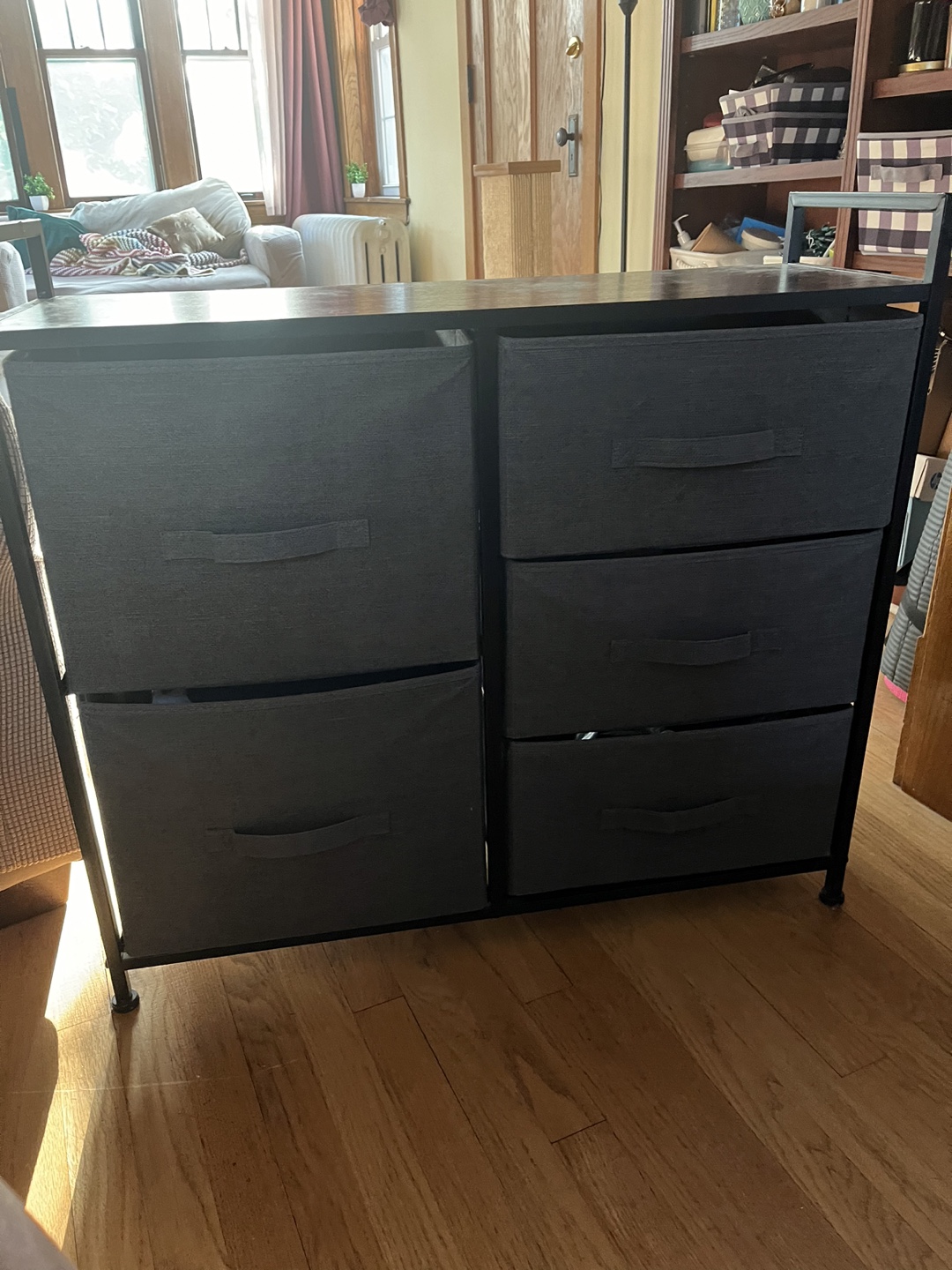 Grey Fabric Storage Dresser - photo 5