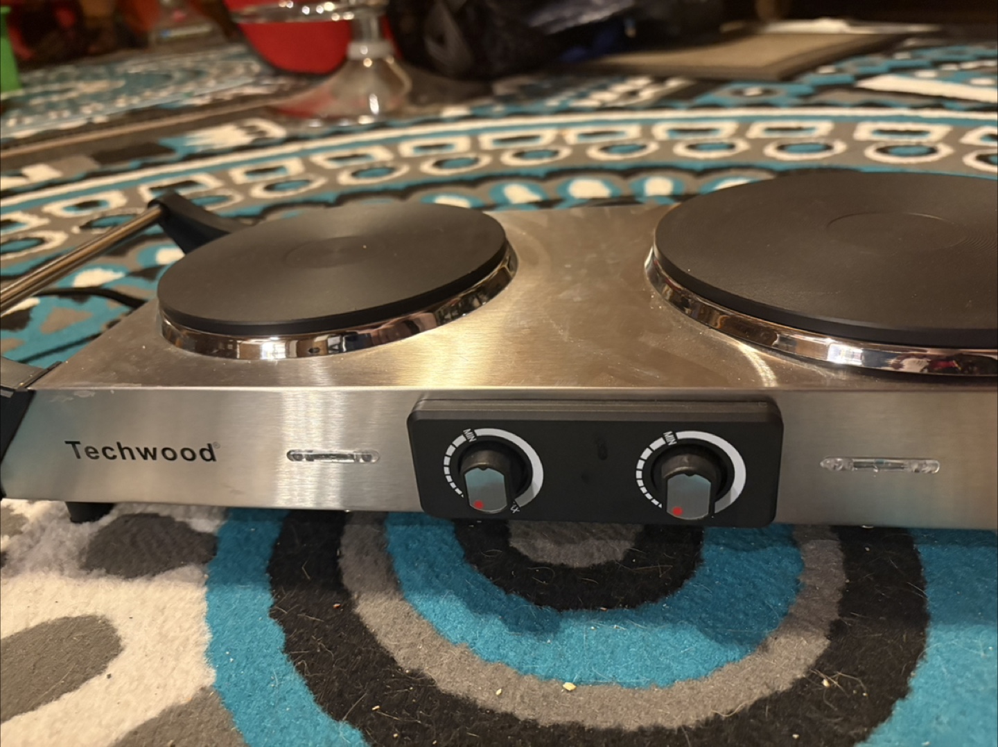 Techwood Double Burner electric