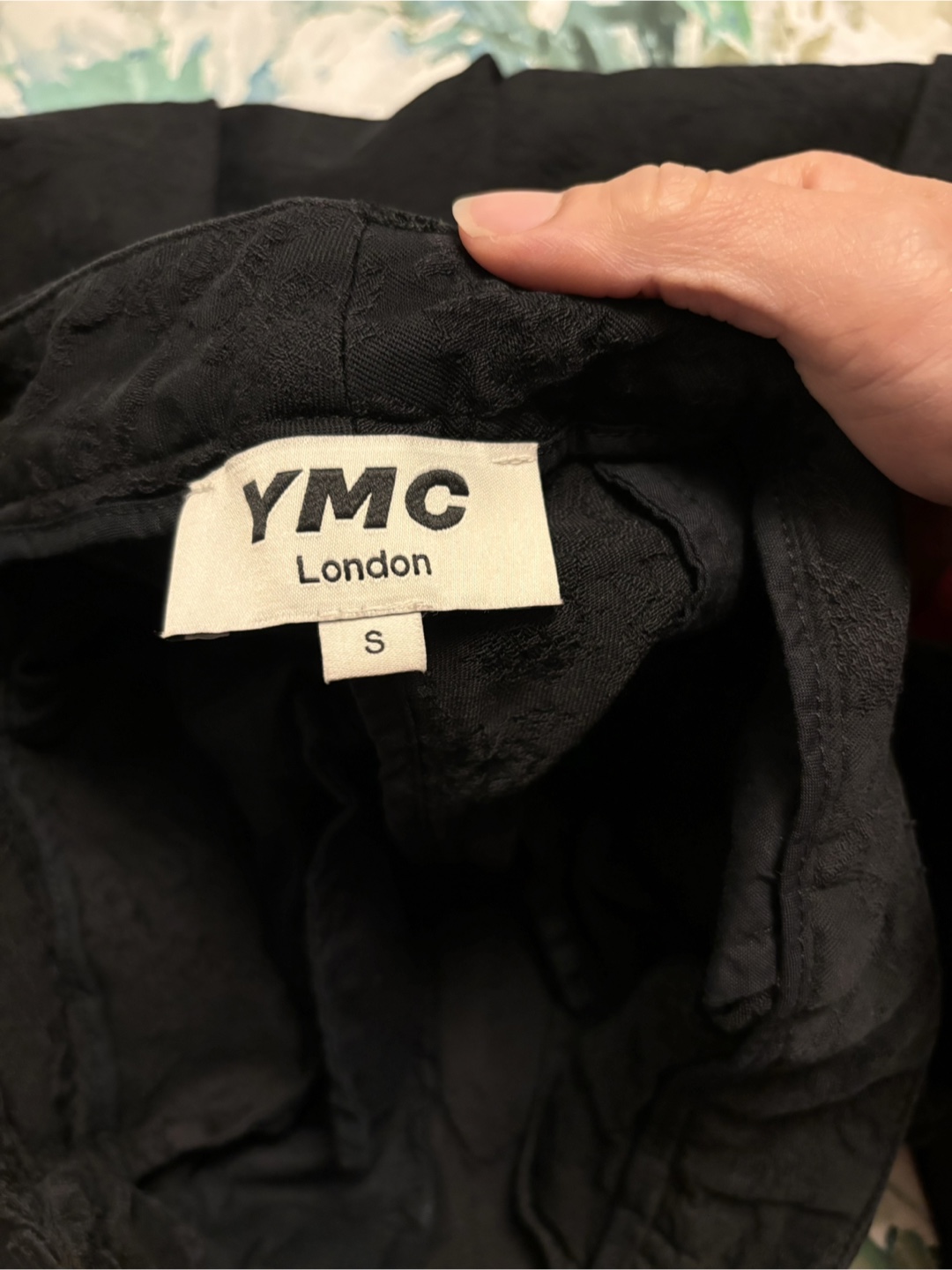 YMC London Black Jacquard Pants - photo 2