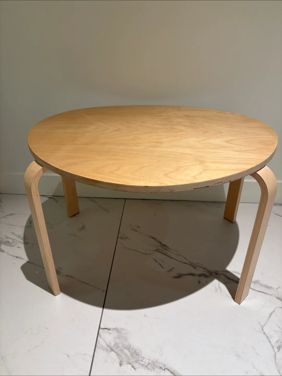 Wooden Round Side Table thumbnail