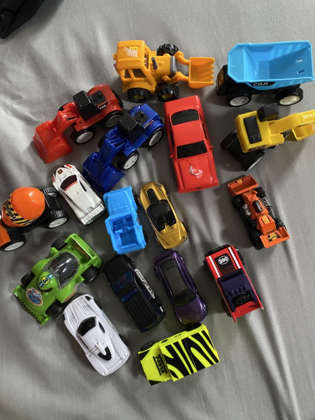Toy Cars and Construction Vehicles