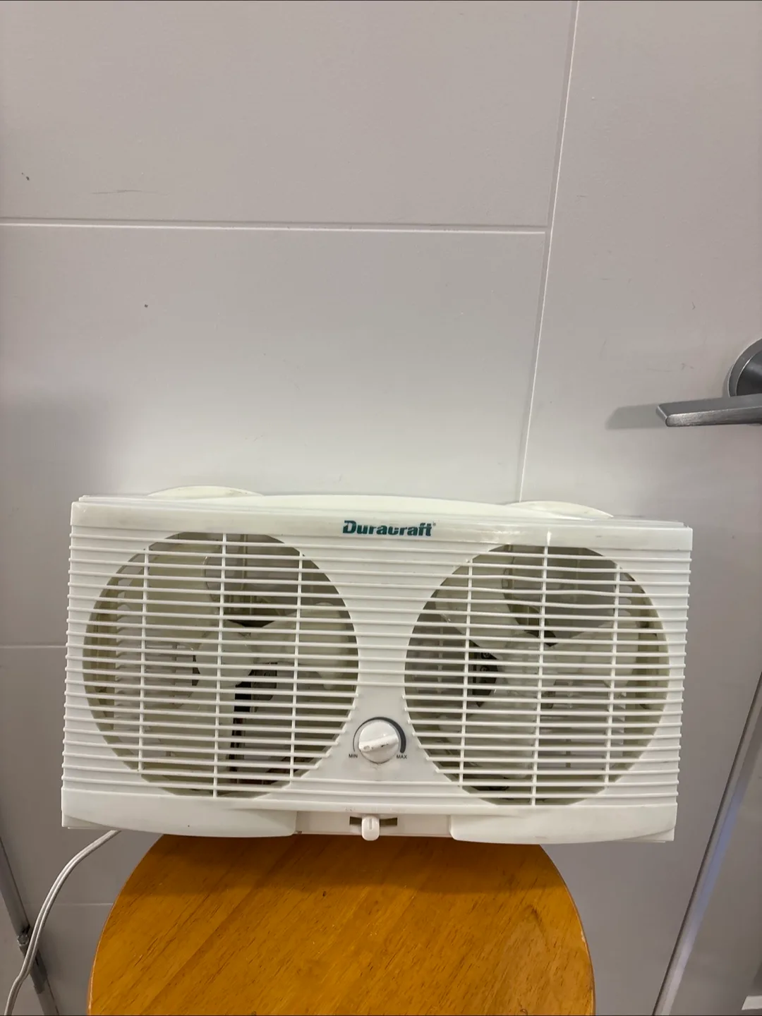 DuraCraft Twin Window Fan 16.5x9x4 inches thumbnail