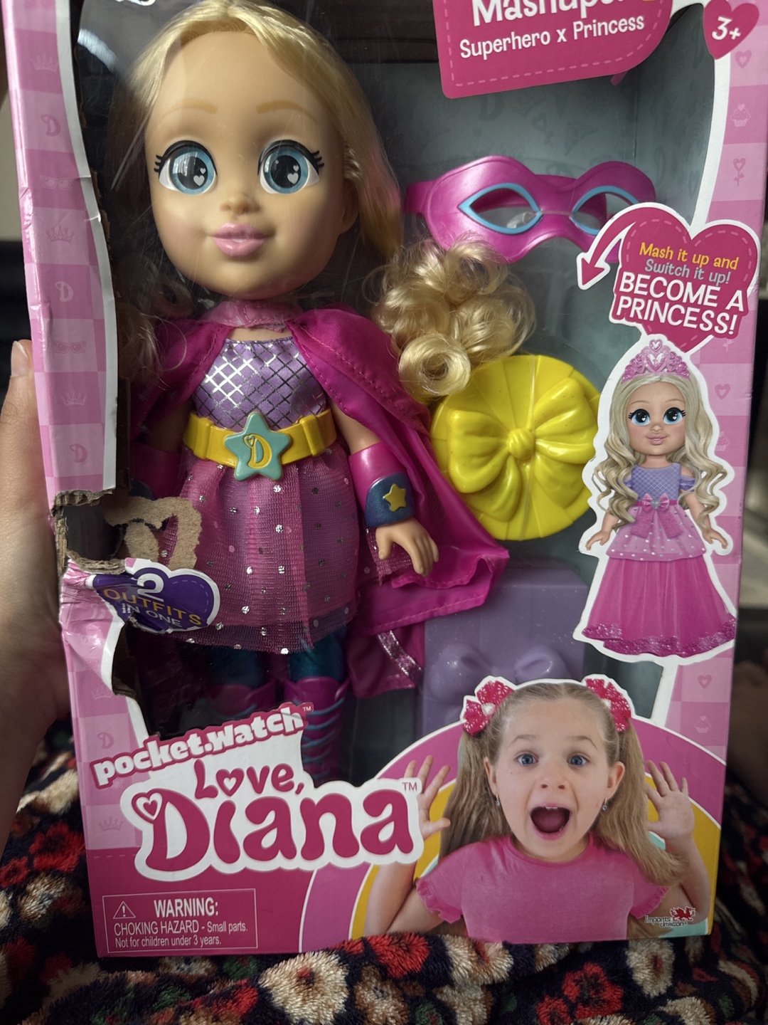 Pocket.Watch Love, Diana Superhero x Princess Doll