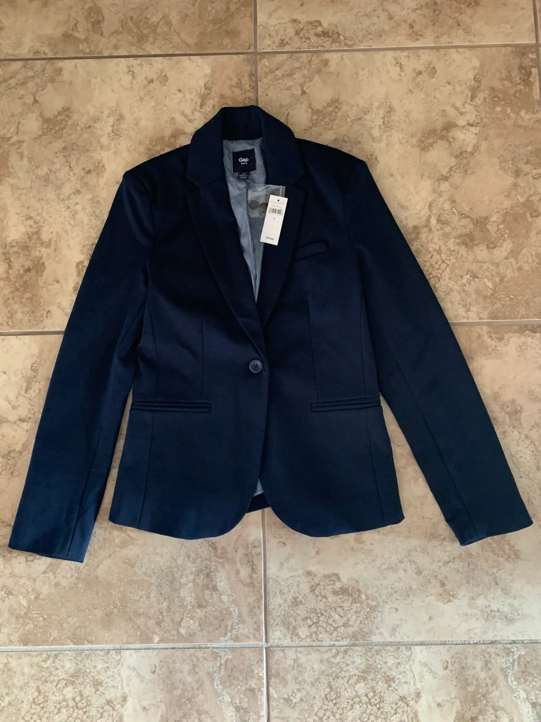 Gap Women’s Navy Blazer XS Size 2 thumbnail