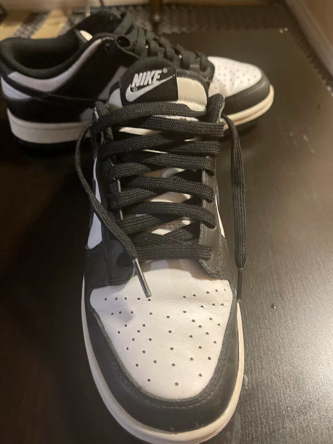 Nike Dunk Low Black and White Sneakers image indicator(2)