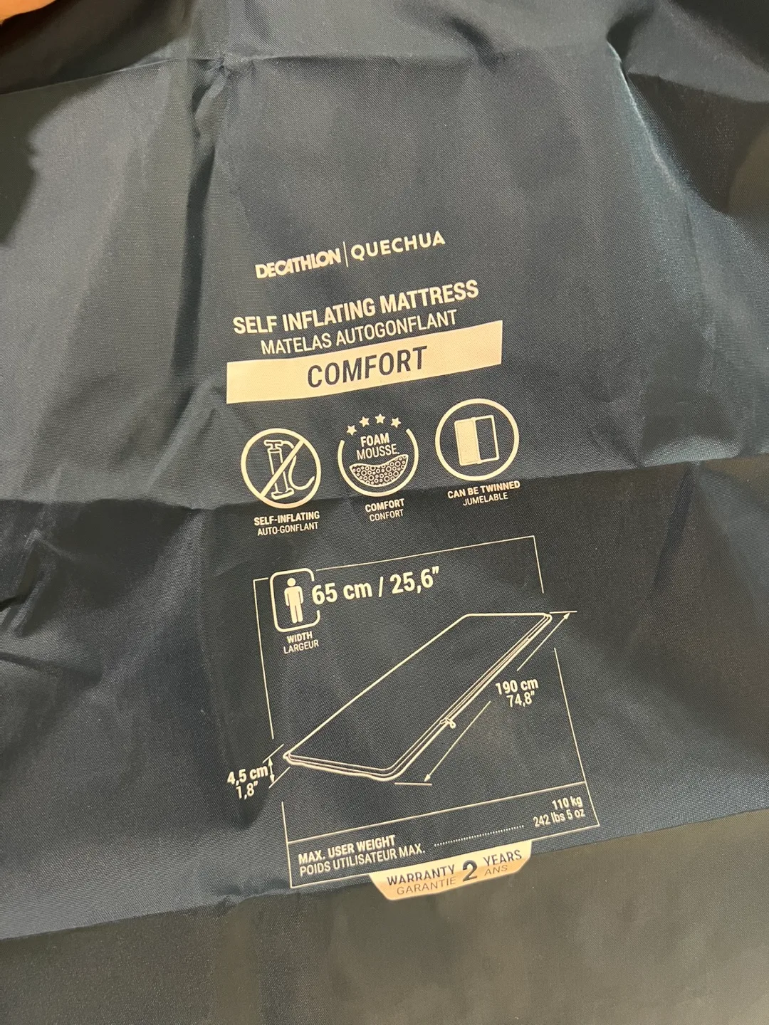 Decathlon Self Inflating Camping Mattress thumbnail