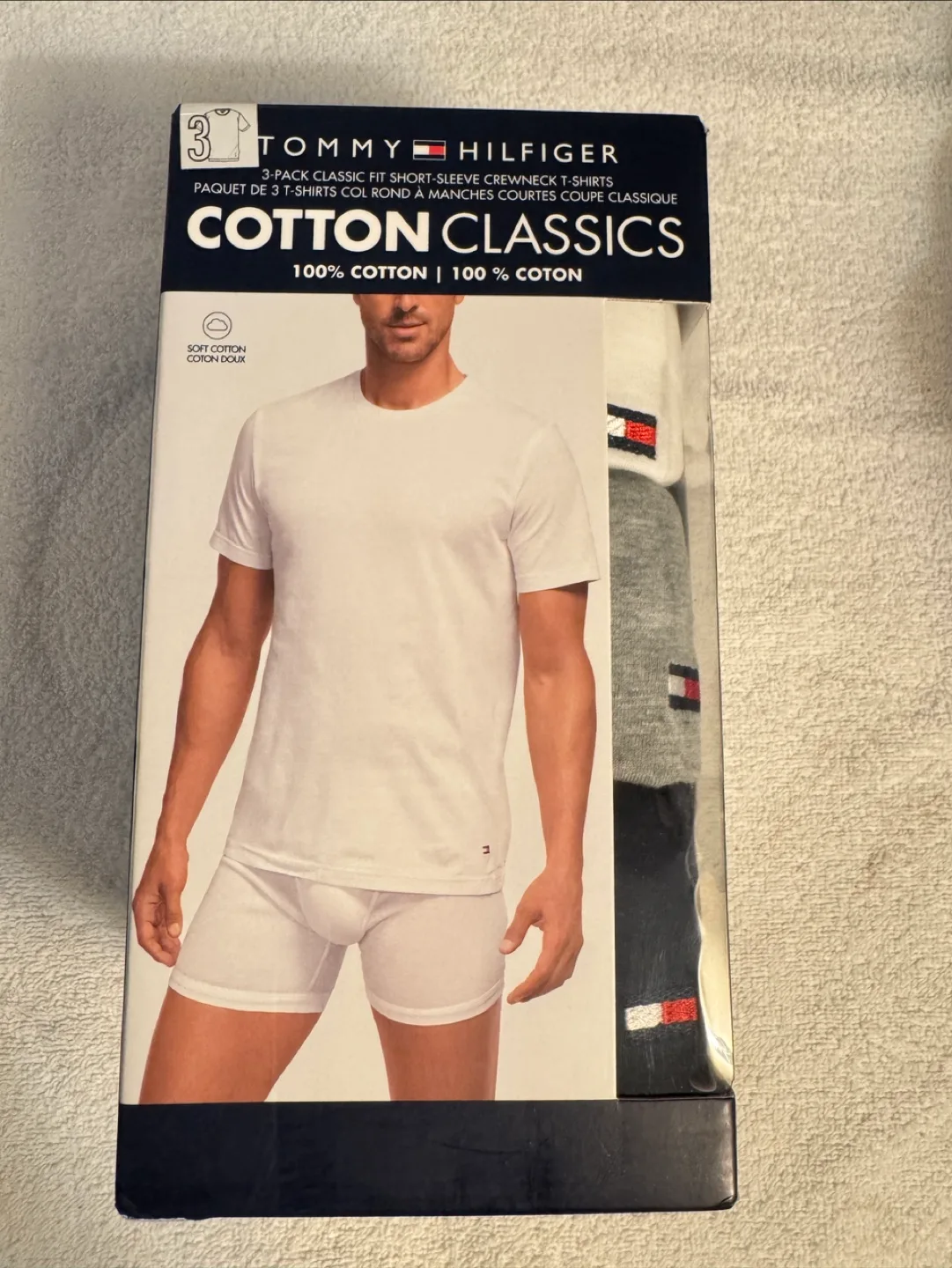 Tommy Hilfiger 3-Pack Classic Fit T-Shirts - L/G thumbnail