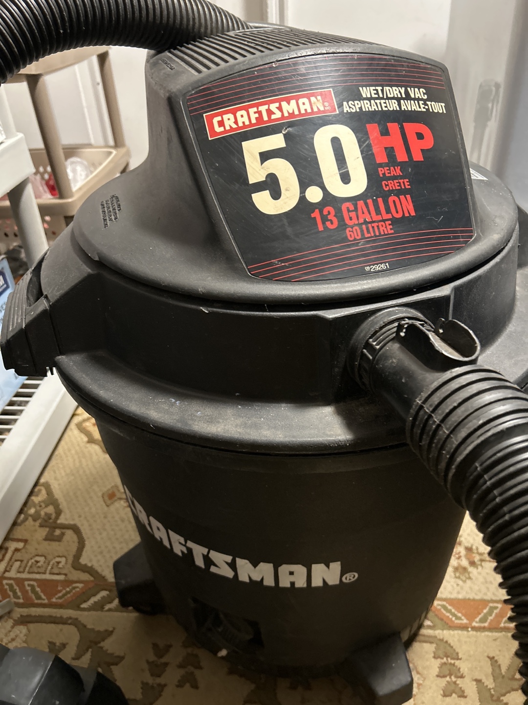 Craftsman Wet/Dry shop Vacuum - photo 2