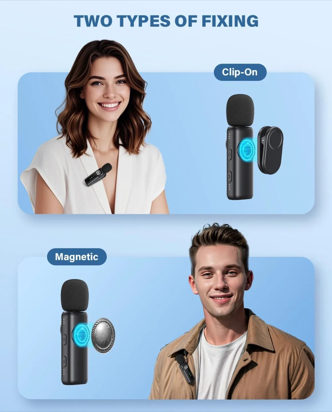 Wireless Lavalier Microphone image indicator(4)