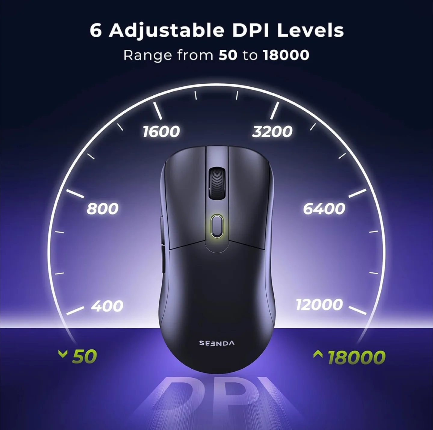 SEENDA MG D7 Wireless/Wired Mouse image indicator(6)