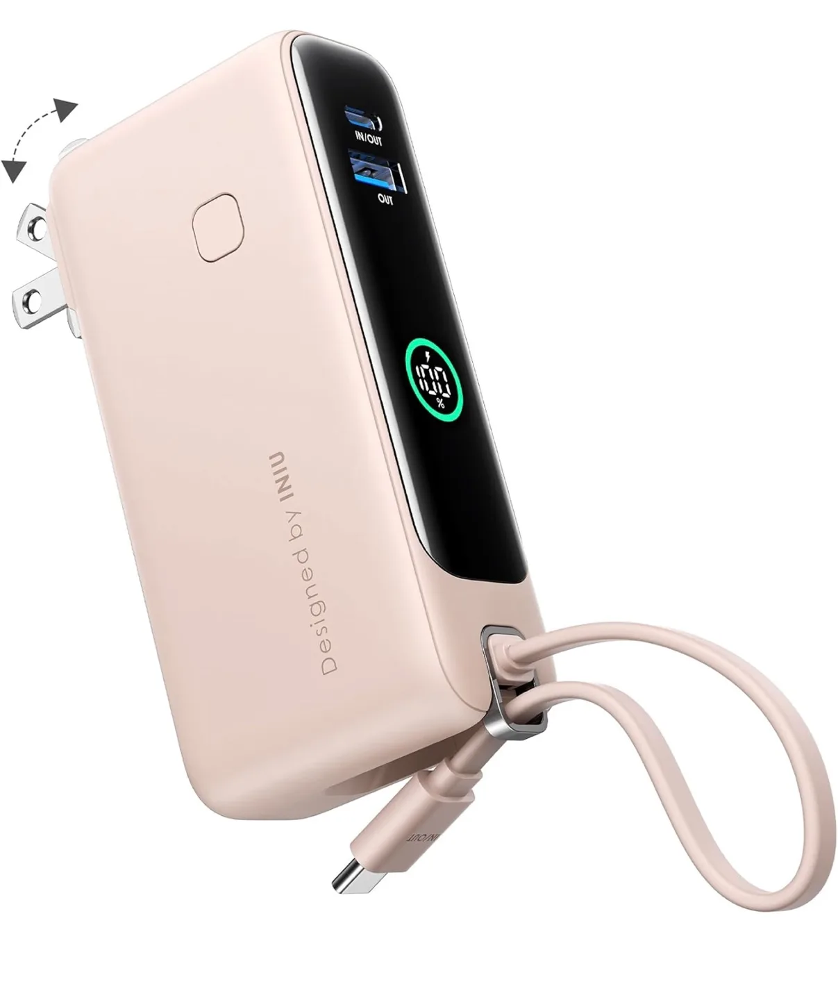 Portable Power Bank Charger Golden image indicator(2)